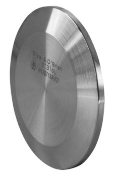 Sanitary solid clamp end cap