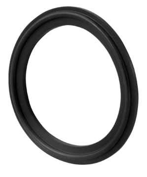 Sanitary clamp gaskets in multiple elastomer materials