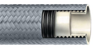 Stainless corrugated metal hose with braid armor